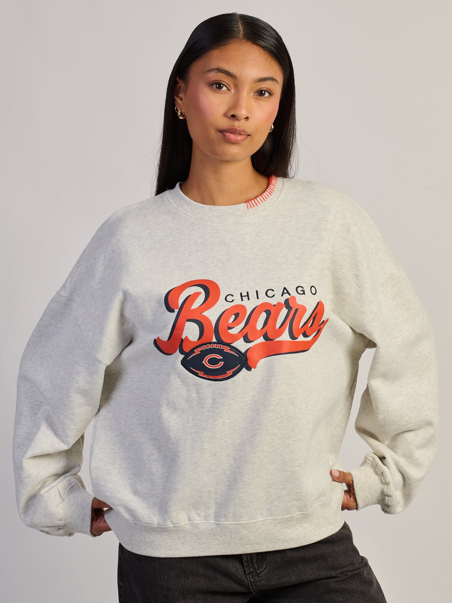 NFL CHICAGO BEARS STITCH CREWNECK