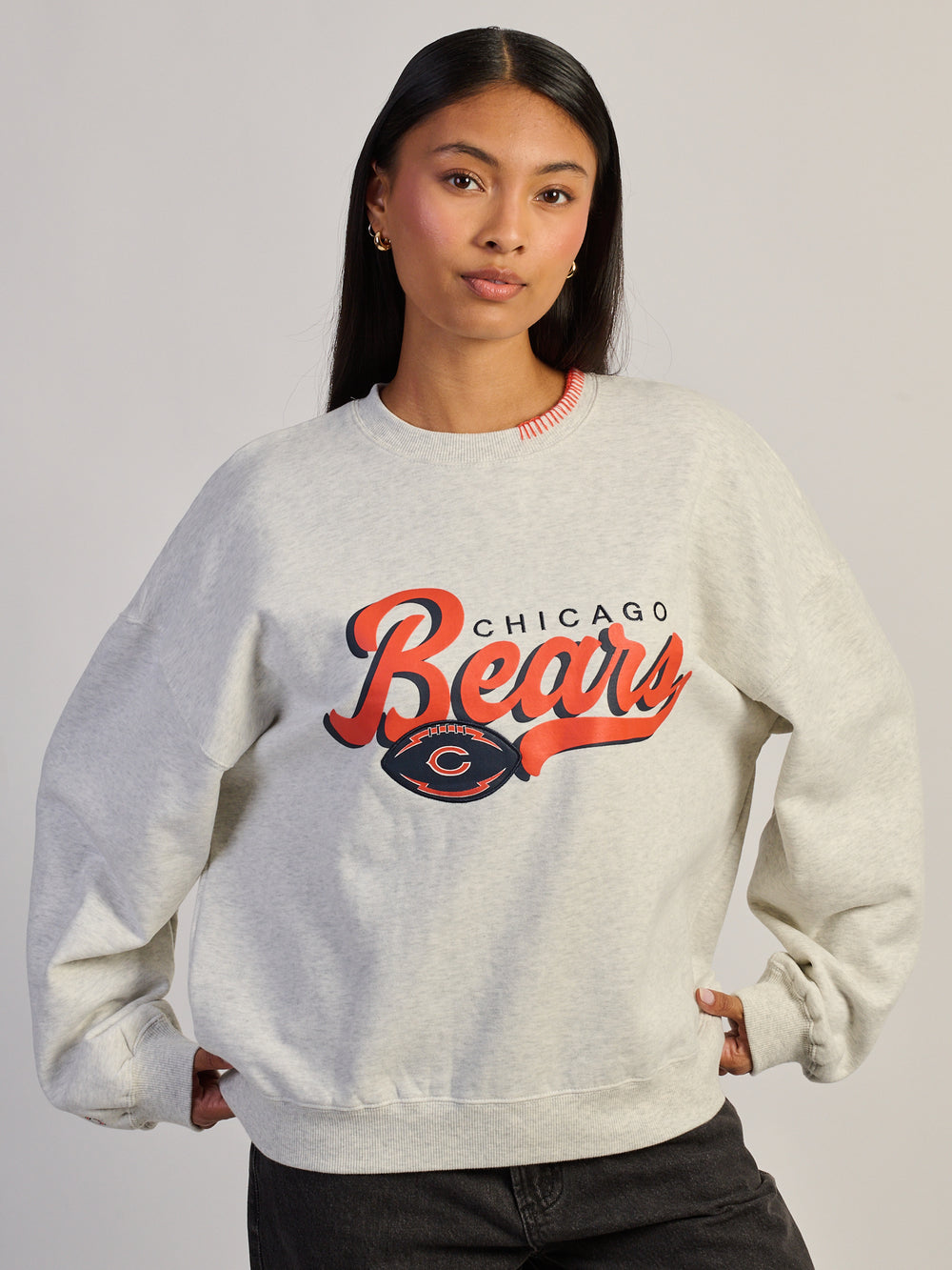 NFL CHICAGO BEARS STITCH CREWNECK