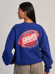 NFL NY GIANTS STITCH CREWNECK