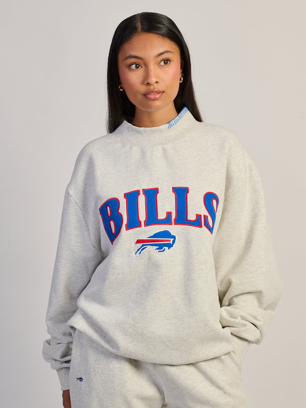 NFL BUFFALO BILLS STITCH MOCKNECK