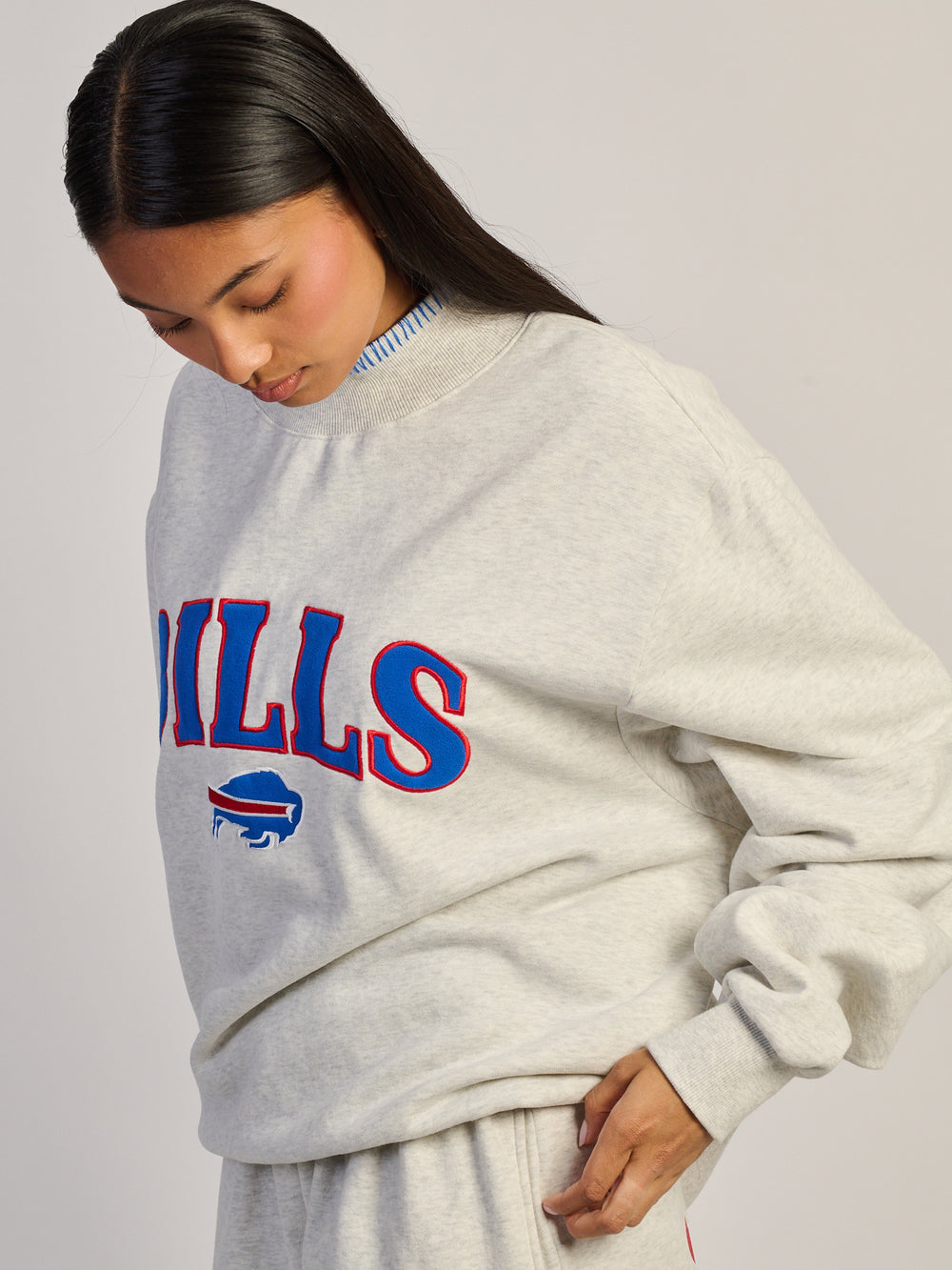 NFL BUFFALO BILLS STITCH MOCKNECK
