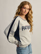 NFL NEW ENGLAND PATRIOTS V CREW HOODIE