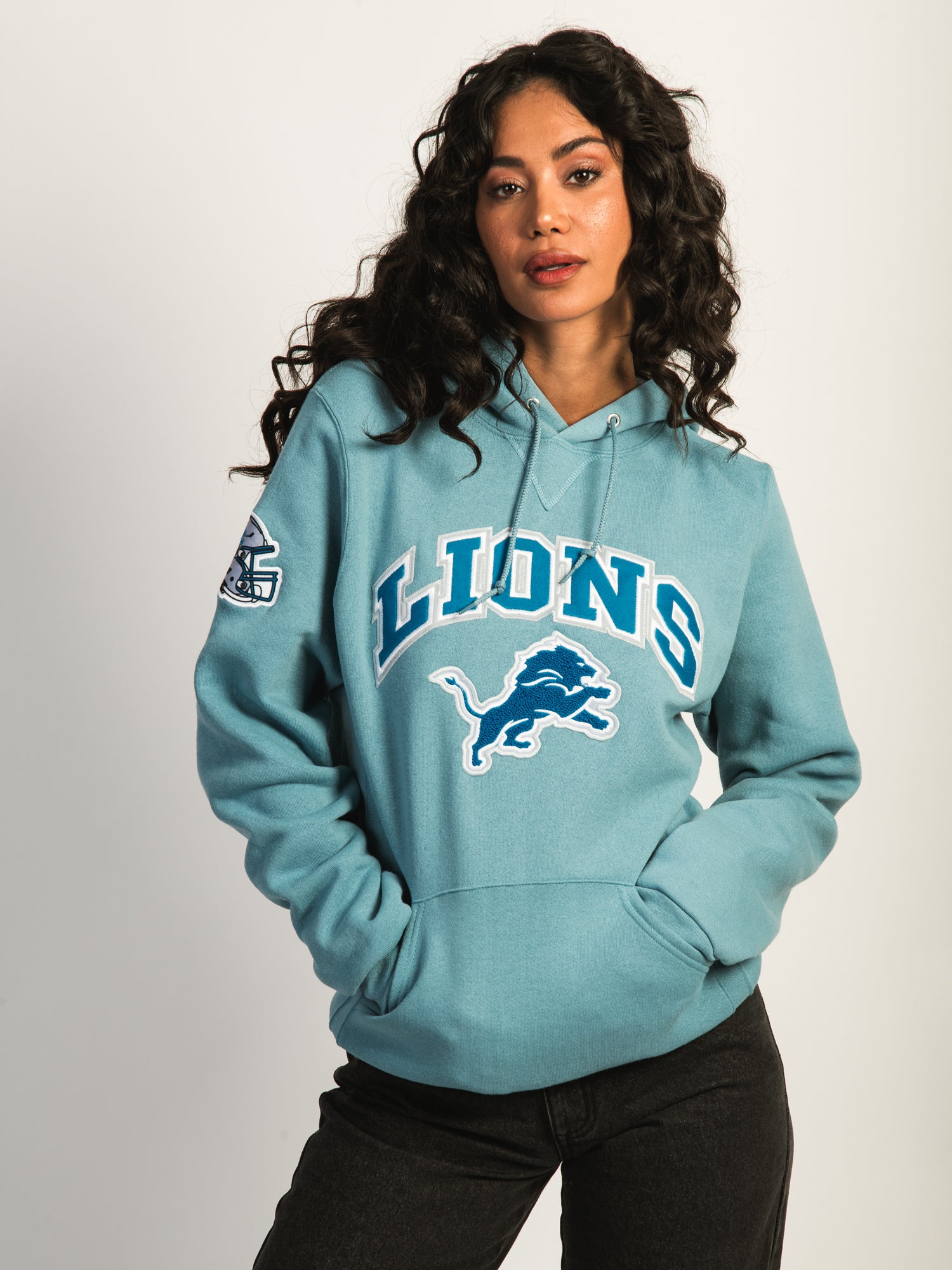 PULL À CAPUCHE BRODÉ NFL DETROIT LIONS