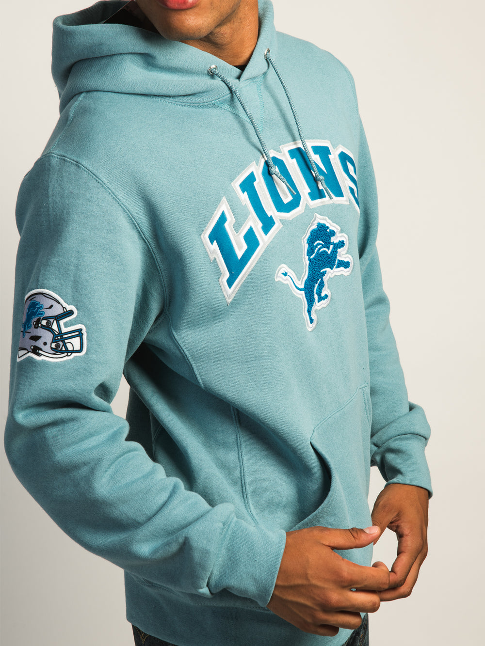 NFL DETROIT LIONS EMBROIDERED PULLOVER HOODIE - Main Image