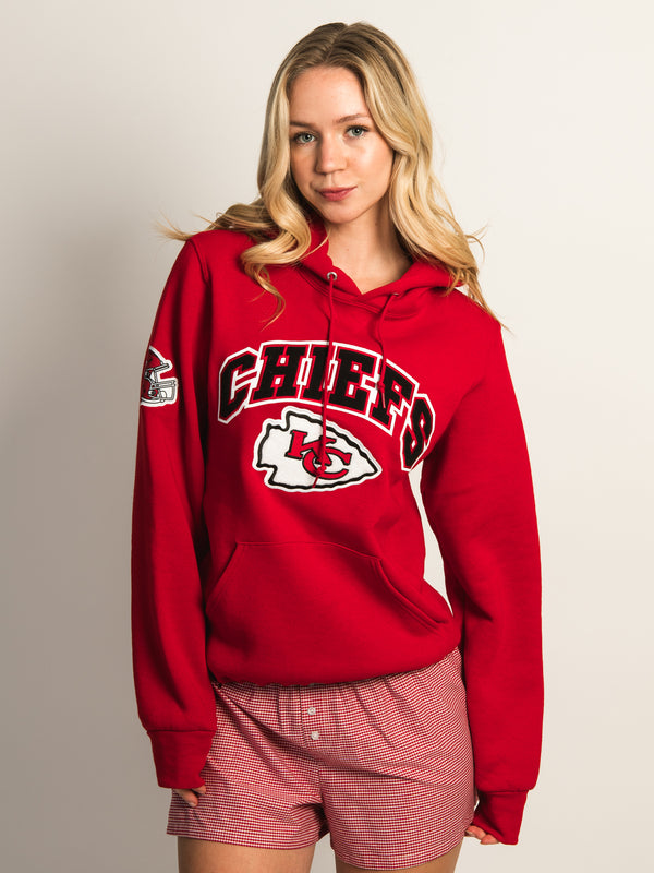 NFL KANSAS CITY CHEIFS EMBROIDERED PULLOVER HOODIE