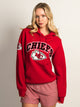 NFL NFL KANSAS CITY CHEIFS EMBROIDERED PULLOVER HOODIE - Boathouse