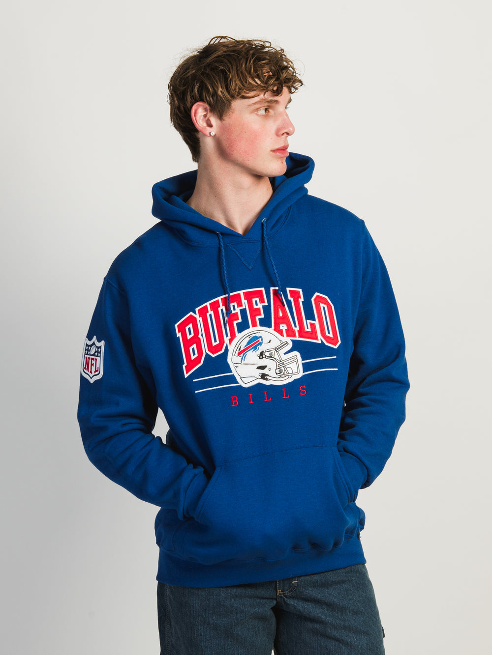 RUSSELL NFL BUFFALO BILLS CH PULLOVER HOODIE