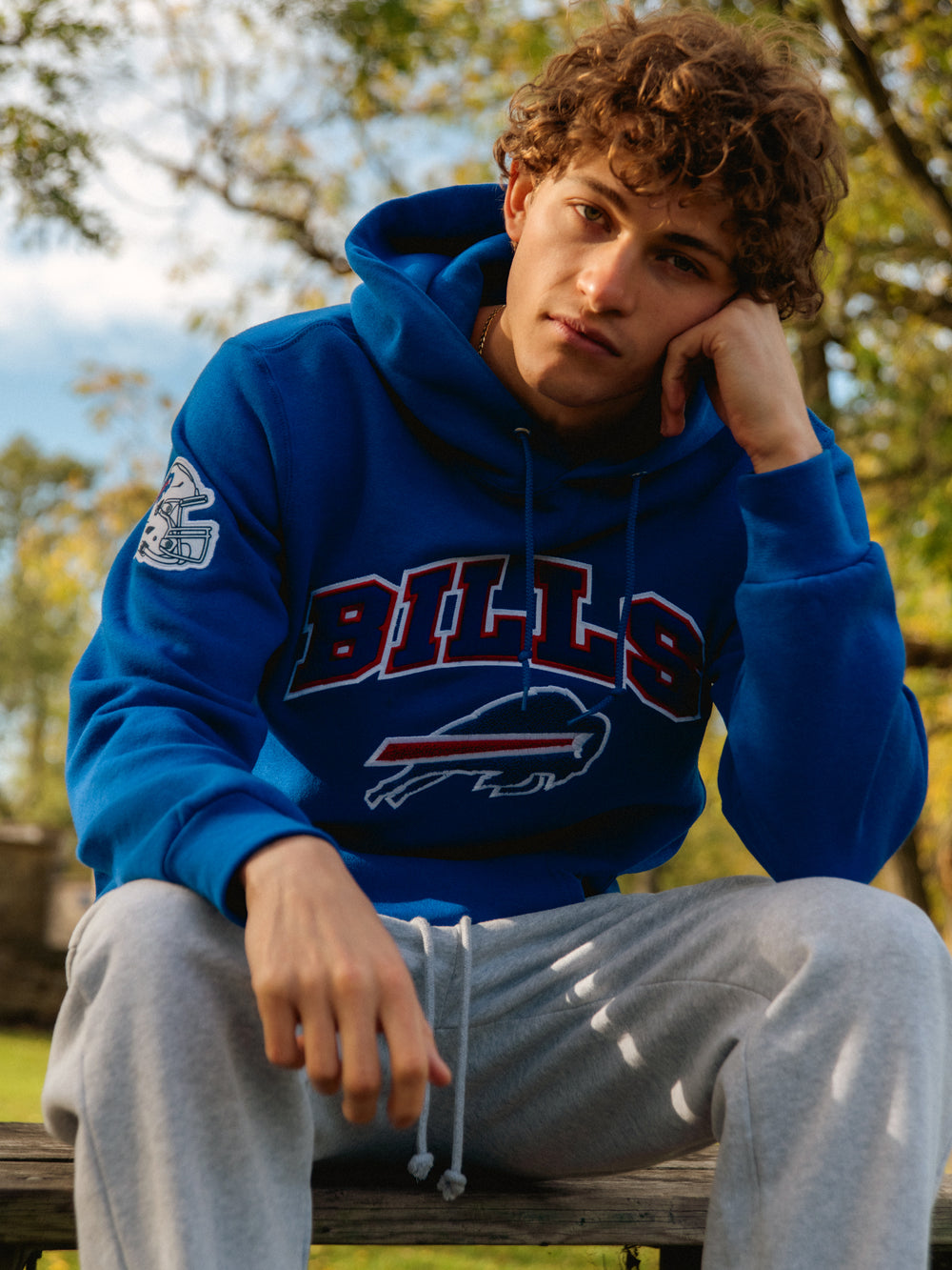 NFL BUFFALO BILLS PULL À CAPUCHE BRODÉ