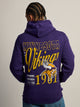 SWEAT À CAPUCHE BRODÉ VINTAGE NFL VIKINGS