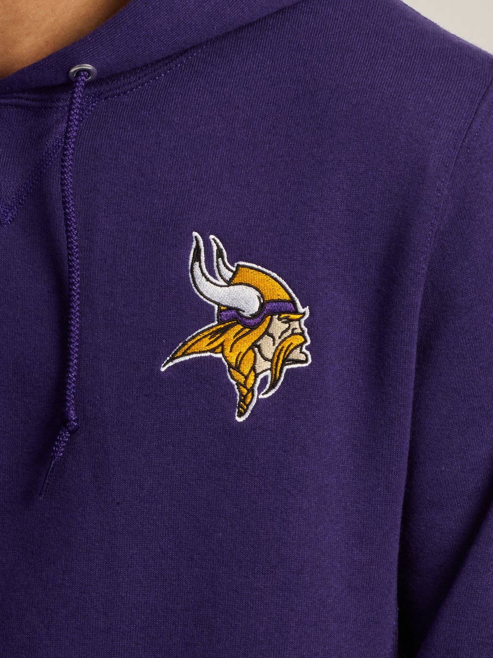 SWEAT À CAPUCHE BRODÉ VINTAGE NFL VIKINGS