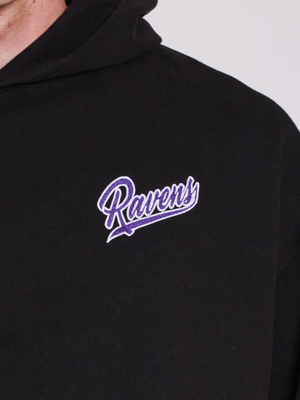 NFL RAVENS SCRIPT RELAXED HOODIE