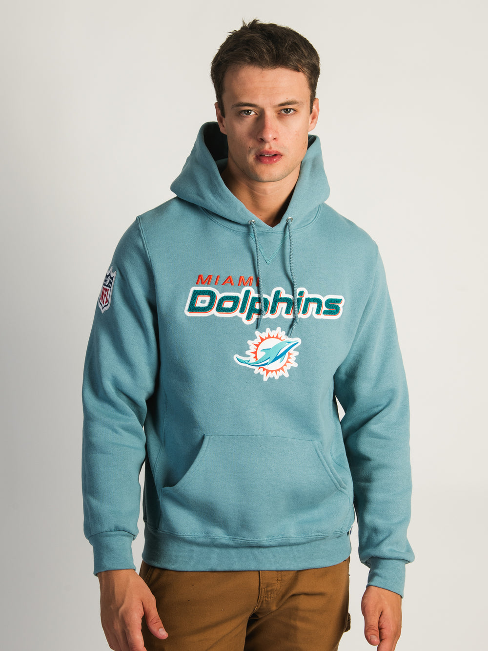 miami dolphins gray hoodie