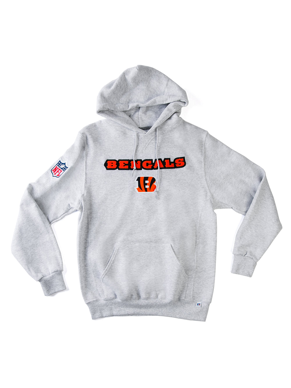 RUSSELL NFL CINCINNATI BENGALS ENDZONE PULLOVER HOODIE