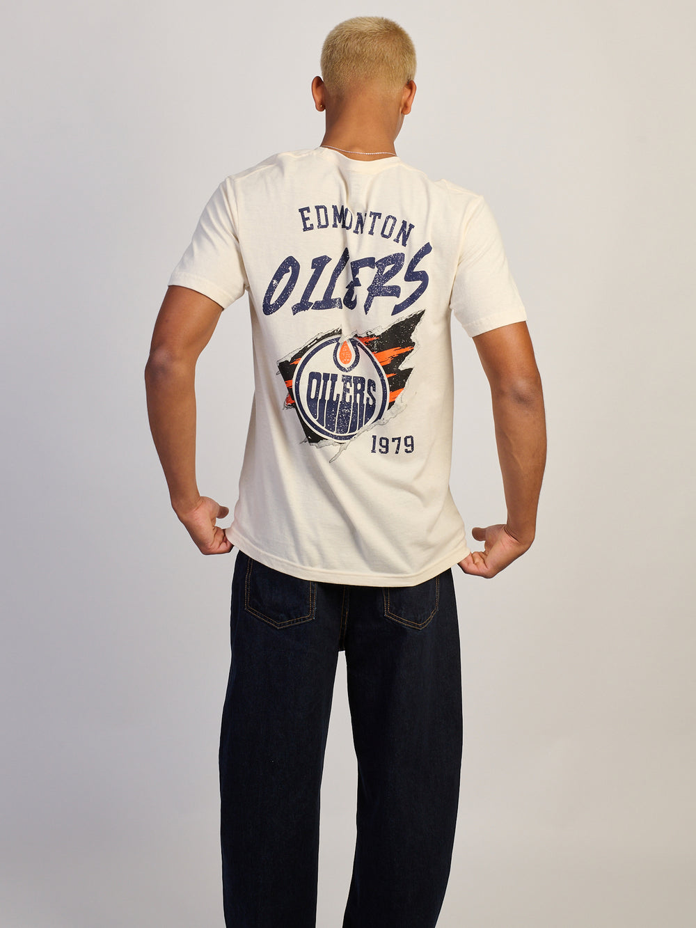 T-SHIRT NHL OILERS RIP