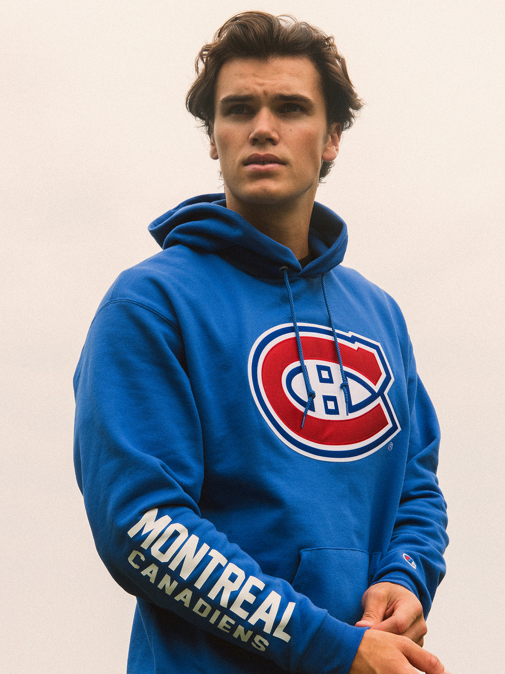 CHAMPION NHL MONTREAL CANADIENS CENTER ICE PULL OVER HOODIE