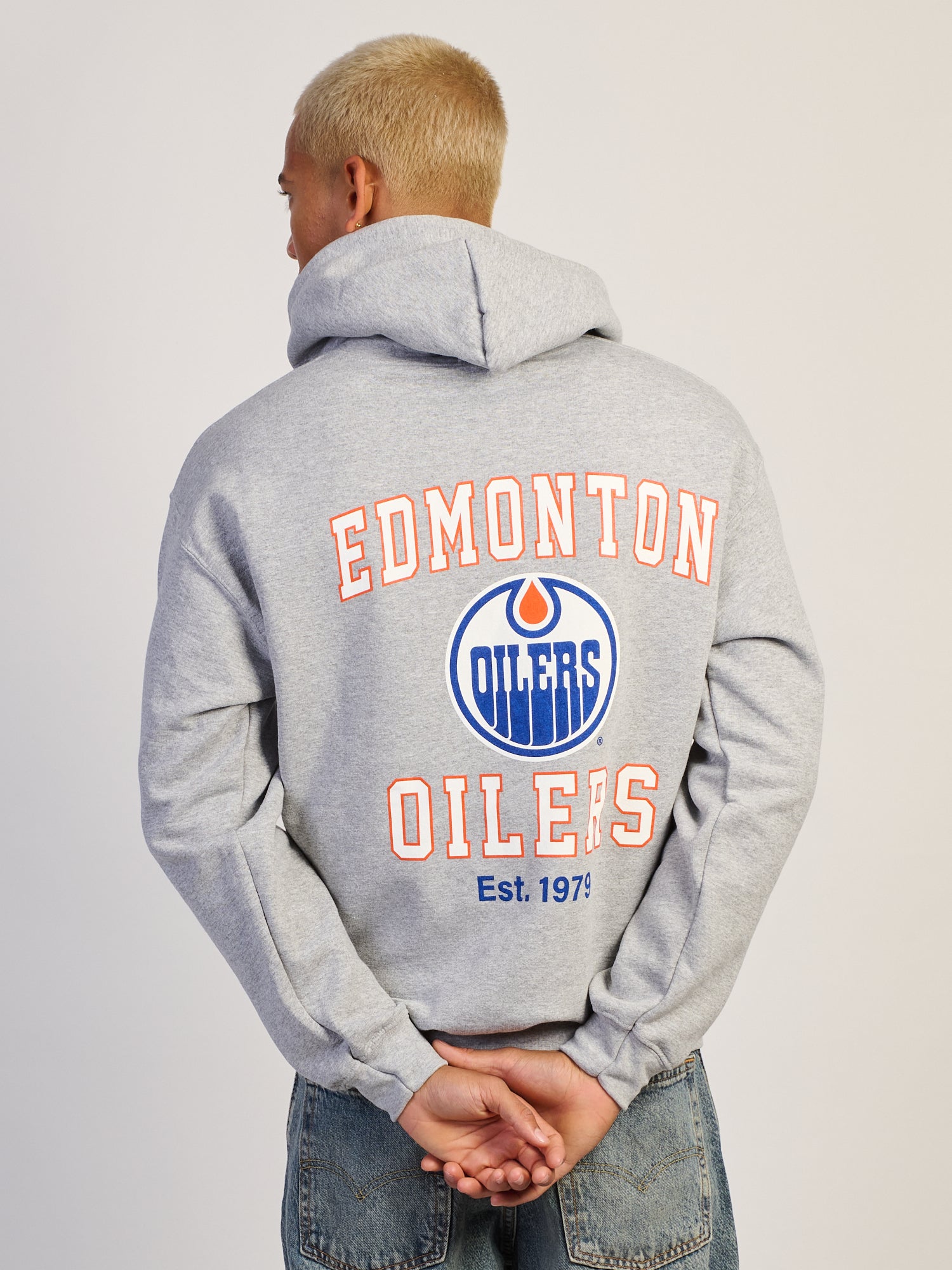 NHL EDMONTON OILERS EMBROIDERED HOODIE
