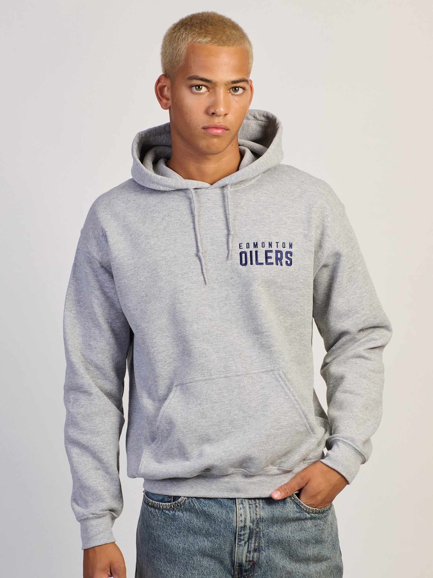 NHL EDMONTON OILERS EMBROIDERED HOODIE