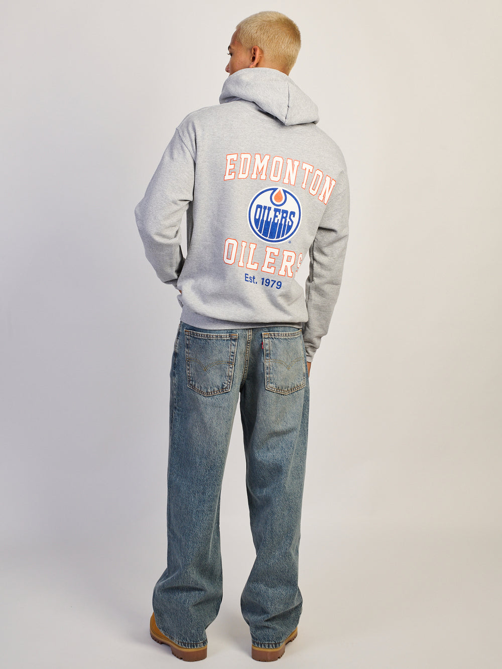 NHL EDMONTON OILERS EMBROIDERED HOODIE