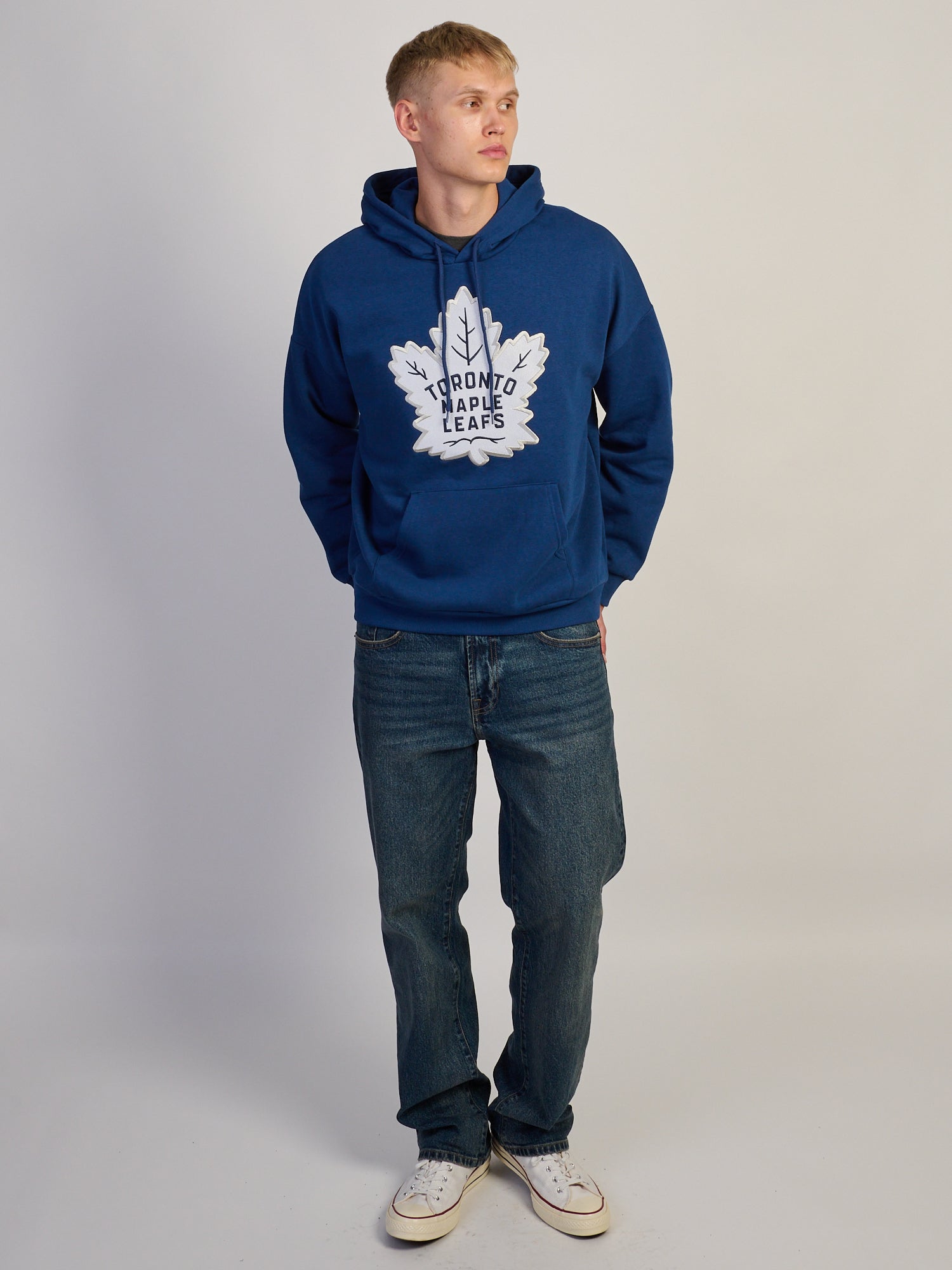 NHL LEAFS LOGO SCRIPT HOODIE