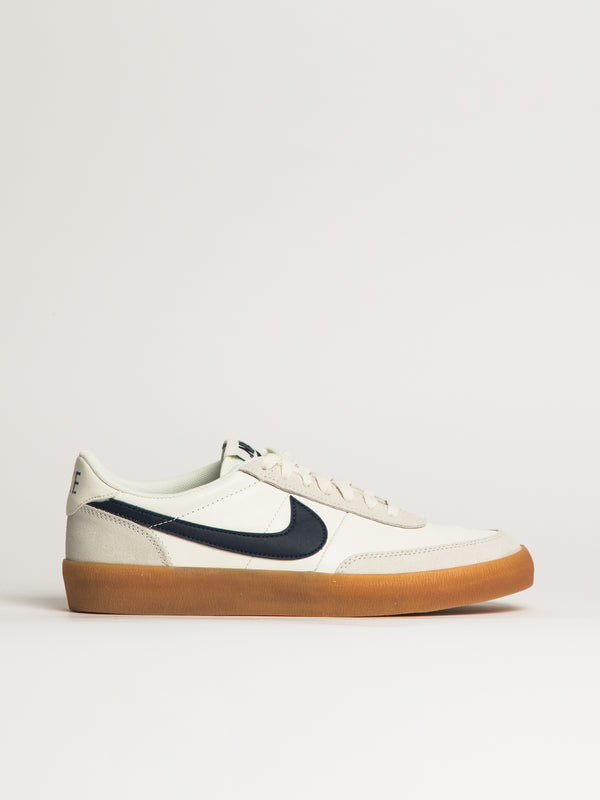 MENS NIKE KILLSHOT 2 LEATHER SNEAKER - WHITE/NAVY