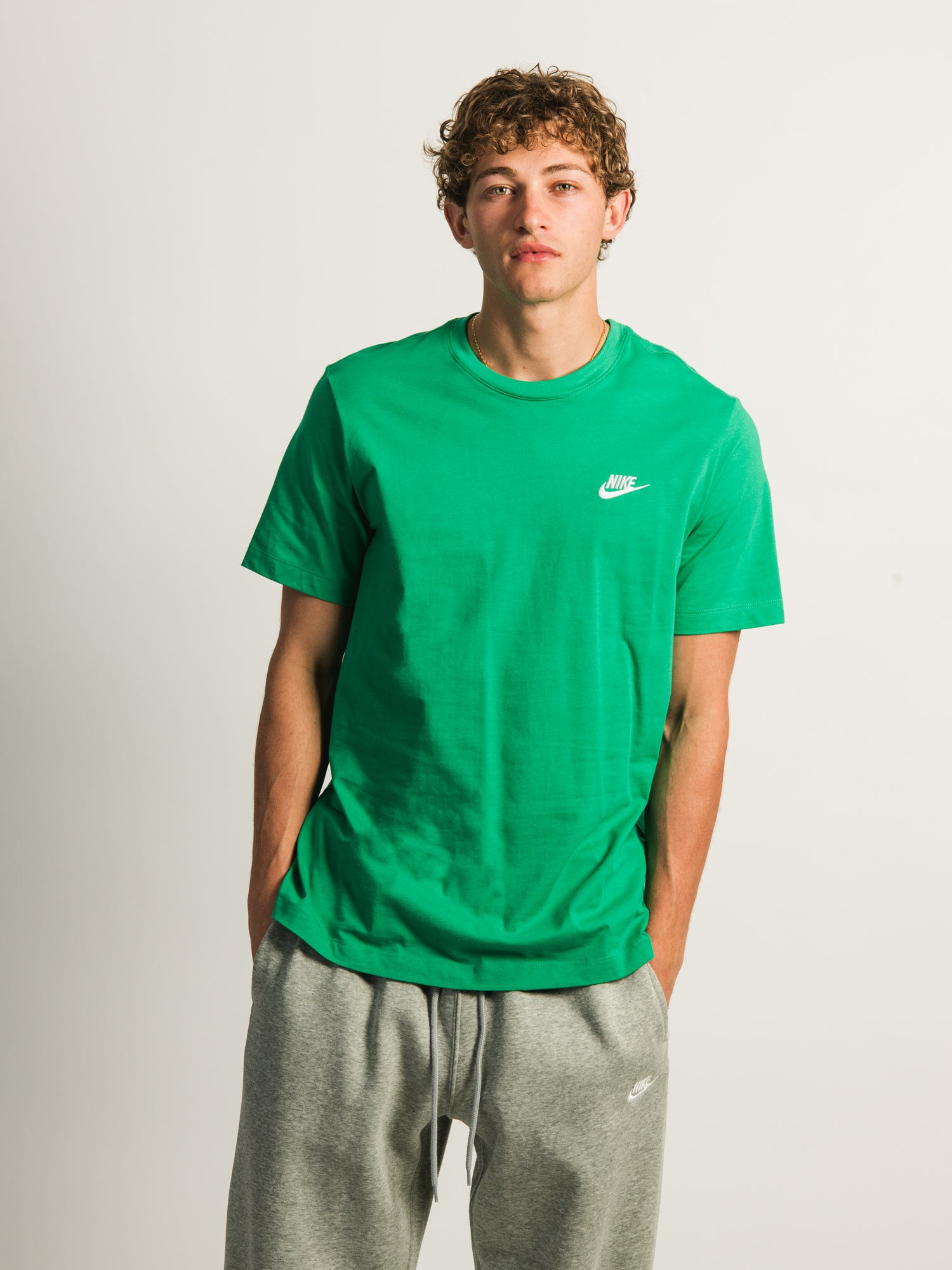 nike club t shirt green