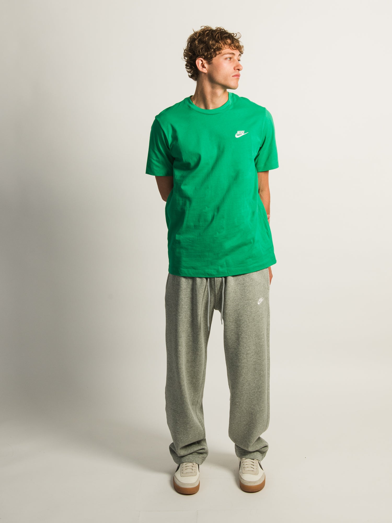 nike club t shirt green