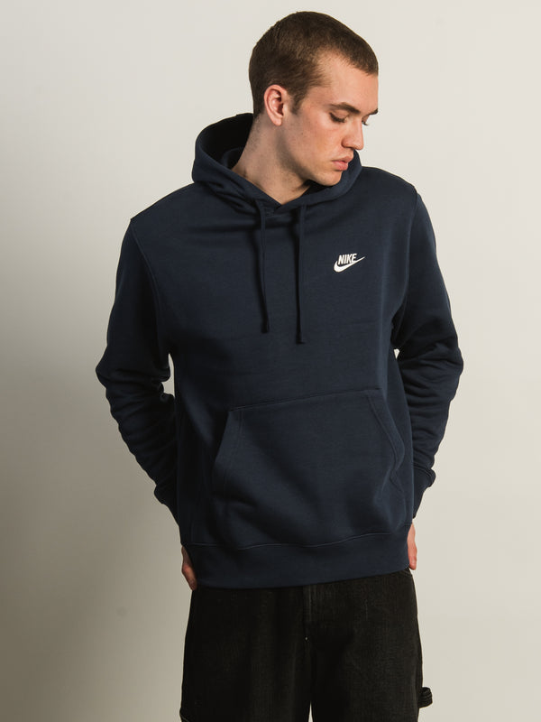 NIKE M NSW CLUB PULLOVER HOODIE-NAVY