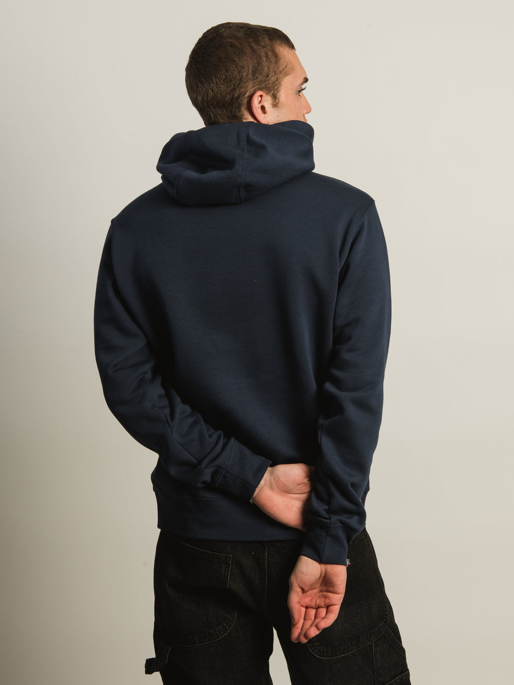 NIKE M NSW CLUB PULLOVER HOODIE-NAVY
