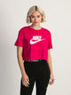 NIKE NIKE CROPPED LOGO T-SHIRT - Boathouse