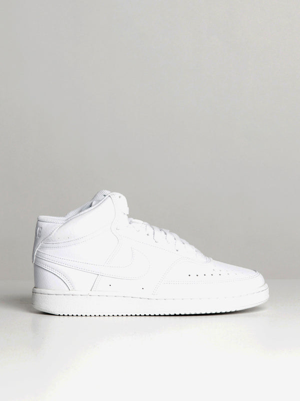 WOMENS NIKE COURT VISION MID SNEAKER - WHITE