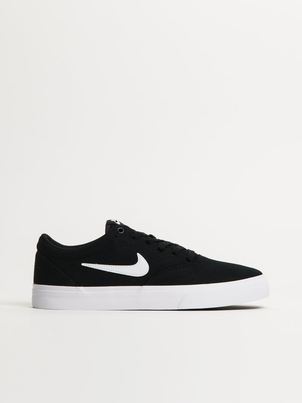 MENS NIKE SB CHARGE CANVAS - BLACK/WHITE