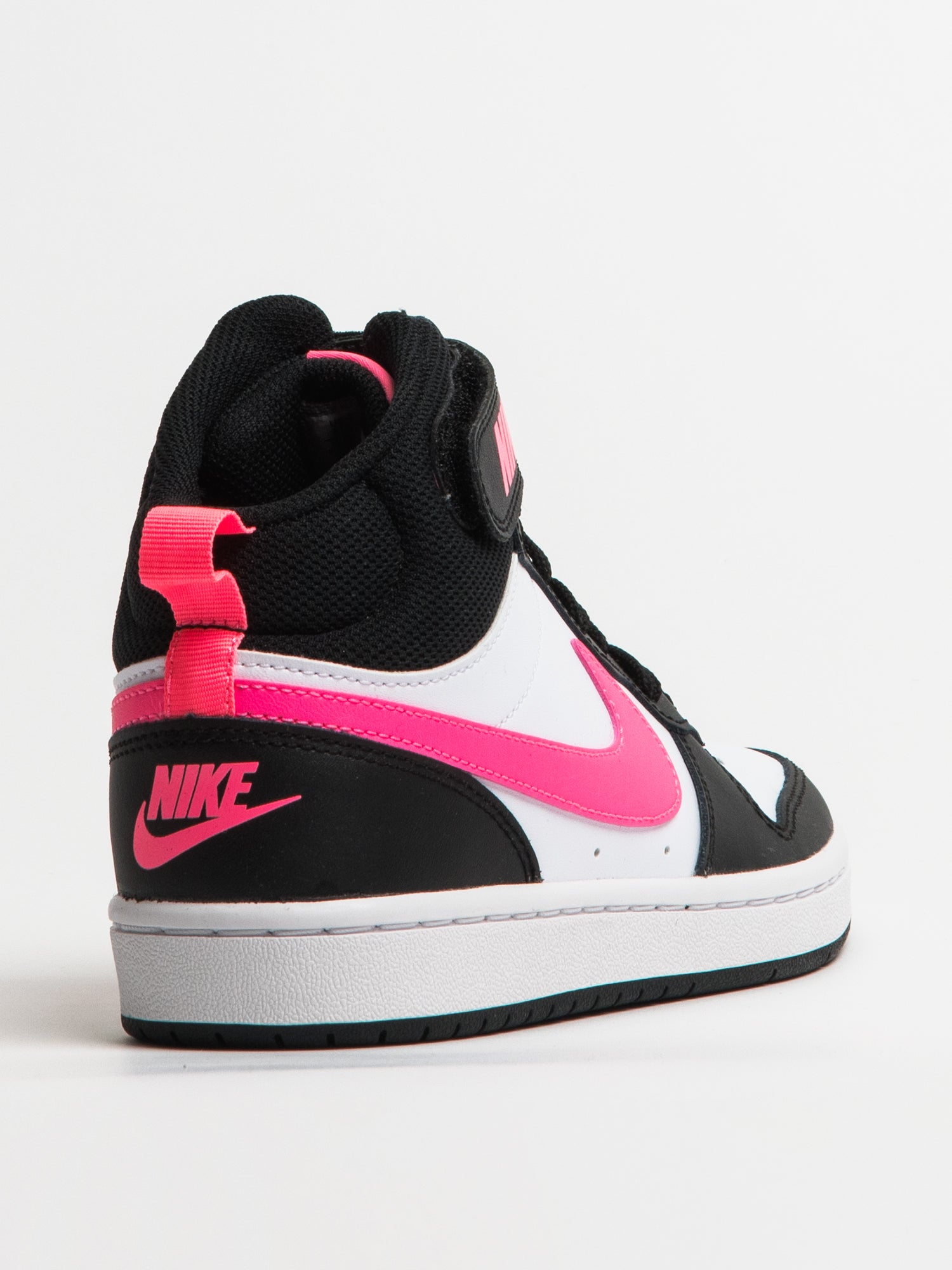 Nike court borough hot sale mid black and white