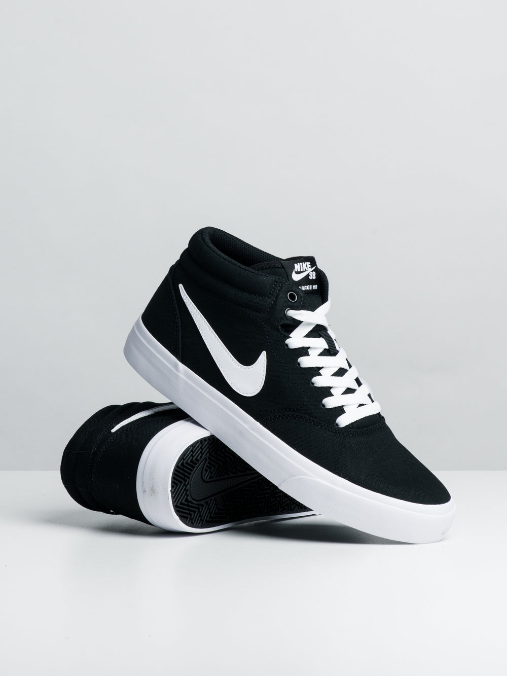 MENS NIKE SB CHARGE MID CANVAS SNEAKERS - CLEARANCE