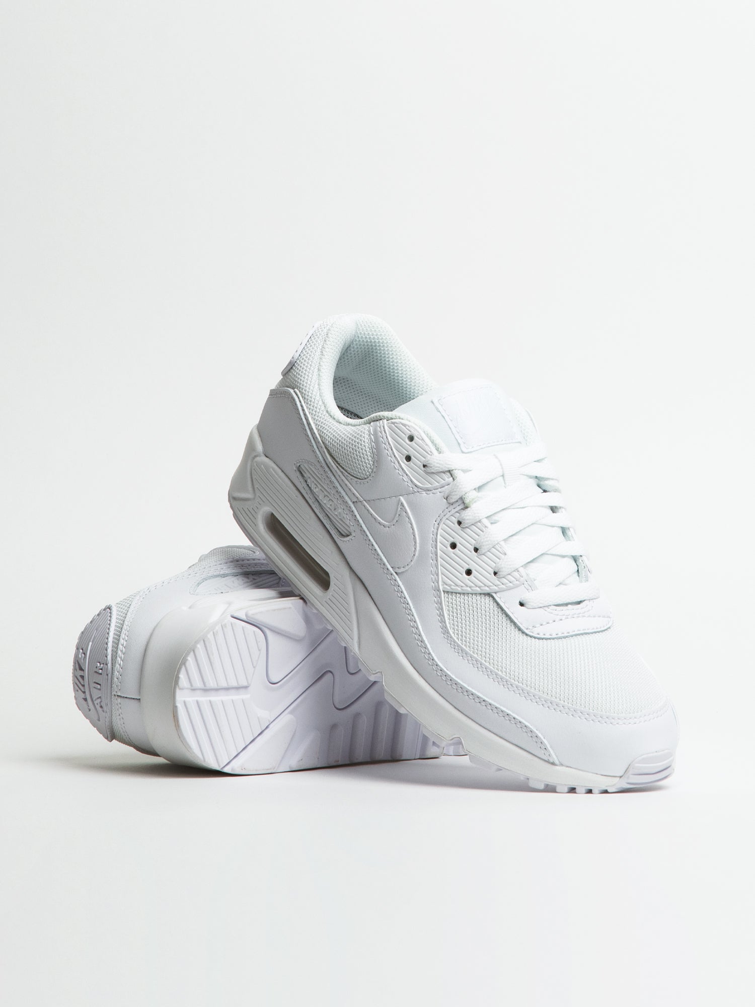 All white shop air max shoes