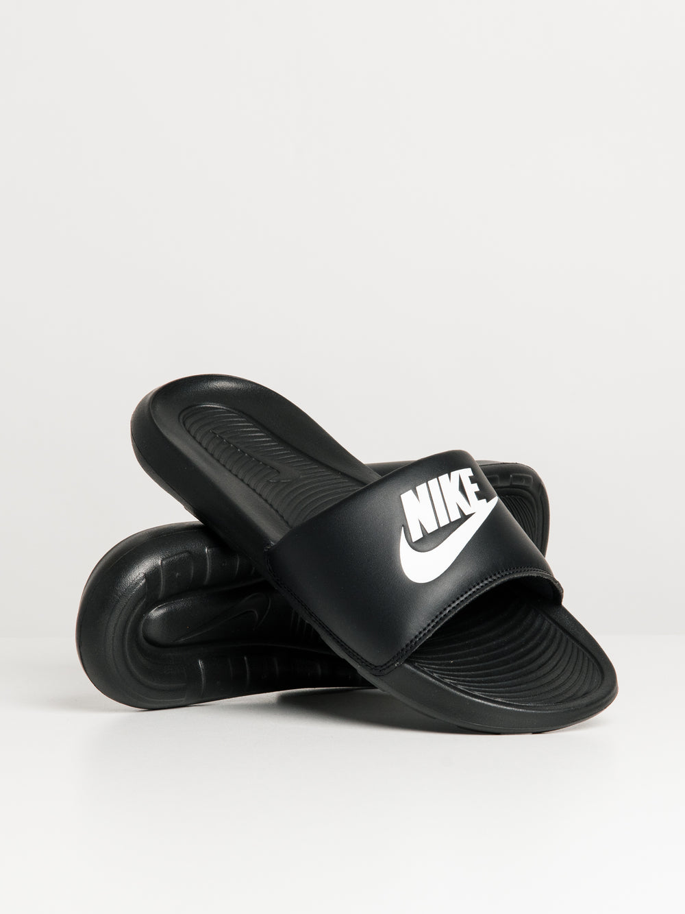 MENS NIKE VICTORI ONE SLIDE SANDAL BLACK