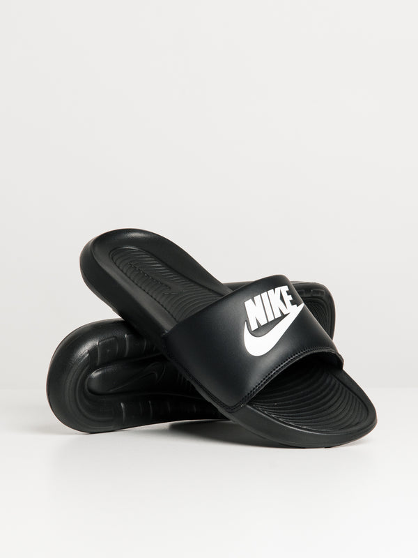 MENS NIKE VICTORI ONE SLIDE SANDAL - BLACK