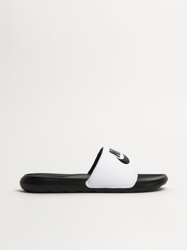 MENS NIKE VICTORI ONE SLIDES - BLACK/WHITE