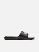WOMENS NIKE VICTORI ONE SLIDES - BLACK/LIGHT ARCTIC PINK