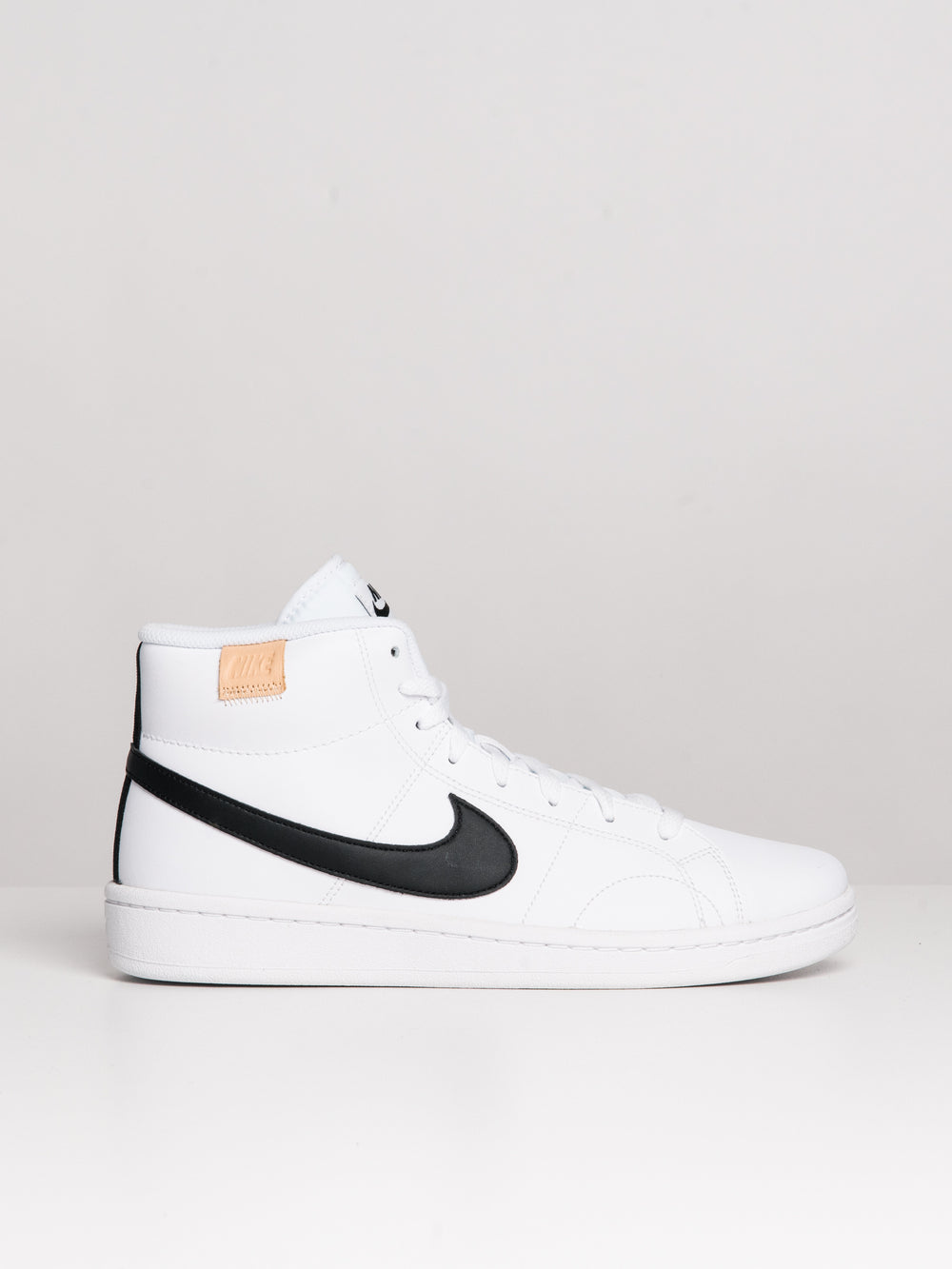 MENS NIKE COURT ROYALE MID SNEAKER WHITE/BLACK - Main Image