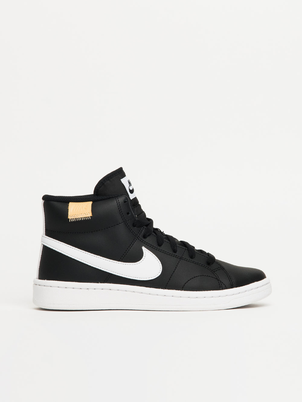 WOMENS NIKE COURT ROYALE MID SNEAKER BLACK/WHITE