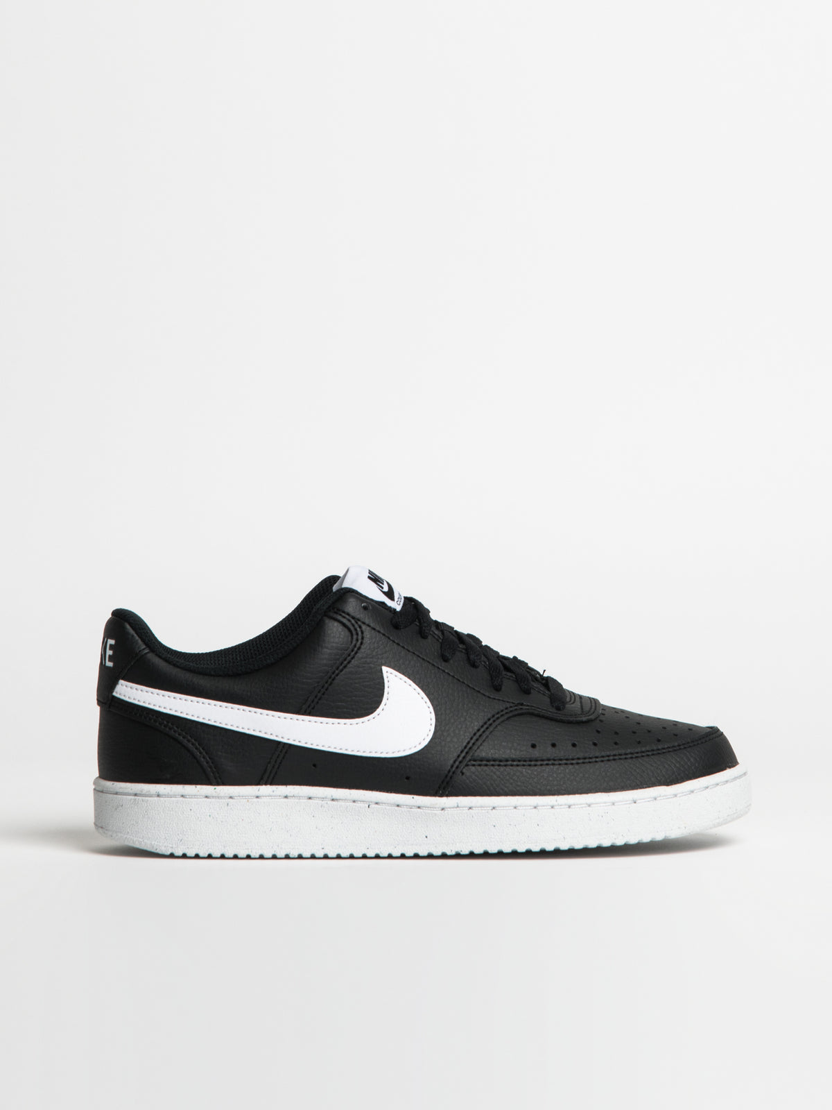 Nike Men\'s Court Vision Lo Next Nature Leather Shoes Black White Sizes NIB Men main image 2