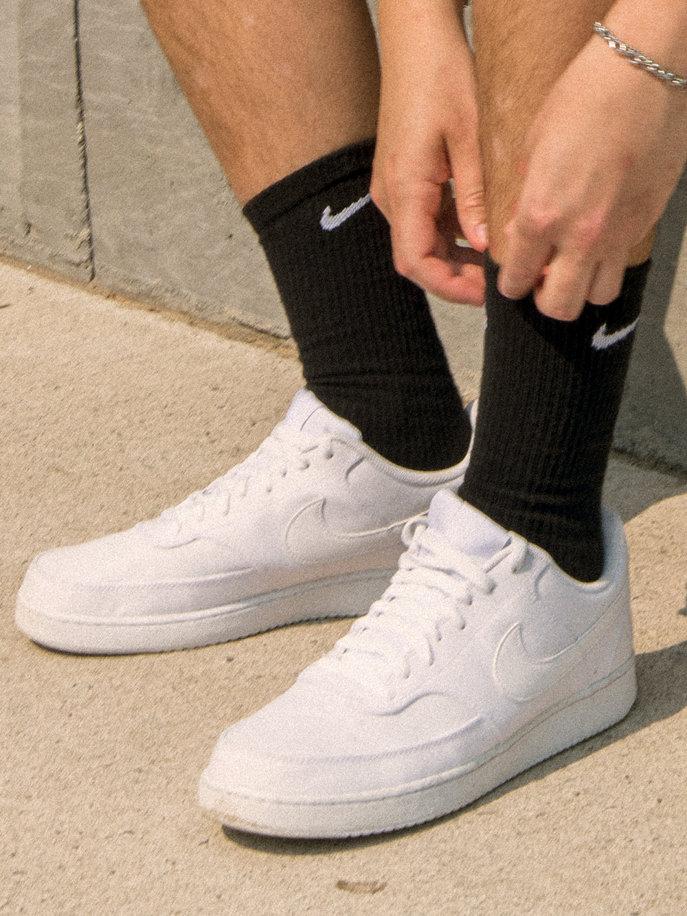 MENS NIKE COURT VISION LO NEXT NATURE SNEAKER WHITE