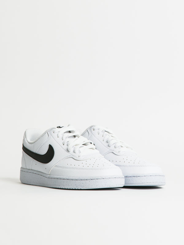 WOMENS NIKE COURT VISION LO NEXT NATURE SNEAKER - WHITE/BLACK