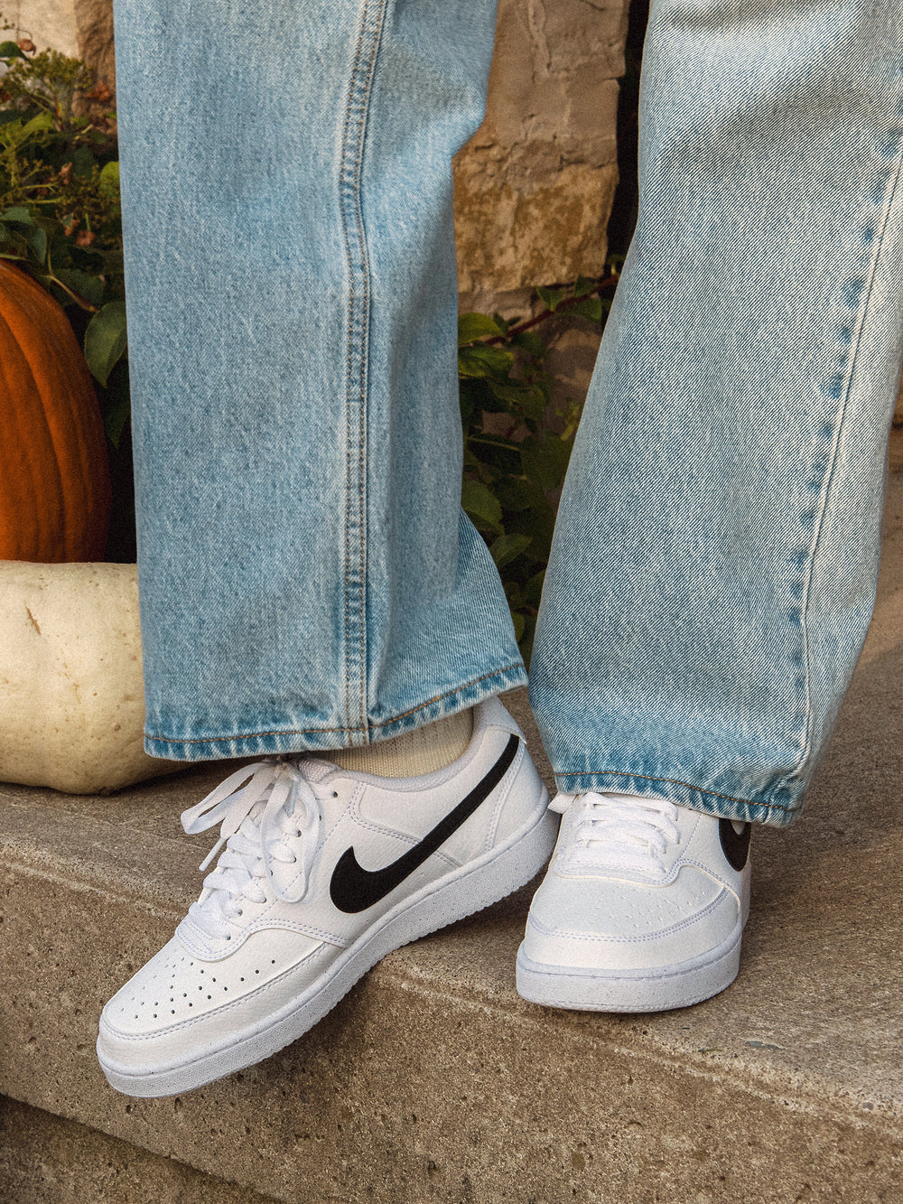 Nike Court Vision Low Outfits With White Nike Shoes Outfit Court