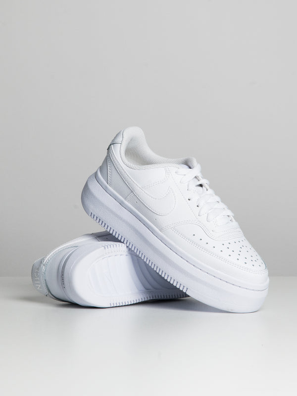 WOMENS NIKE COURT VISION ALTA LEATHER SNEAKER - WHITE