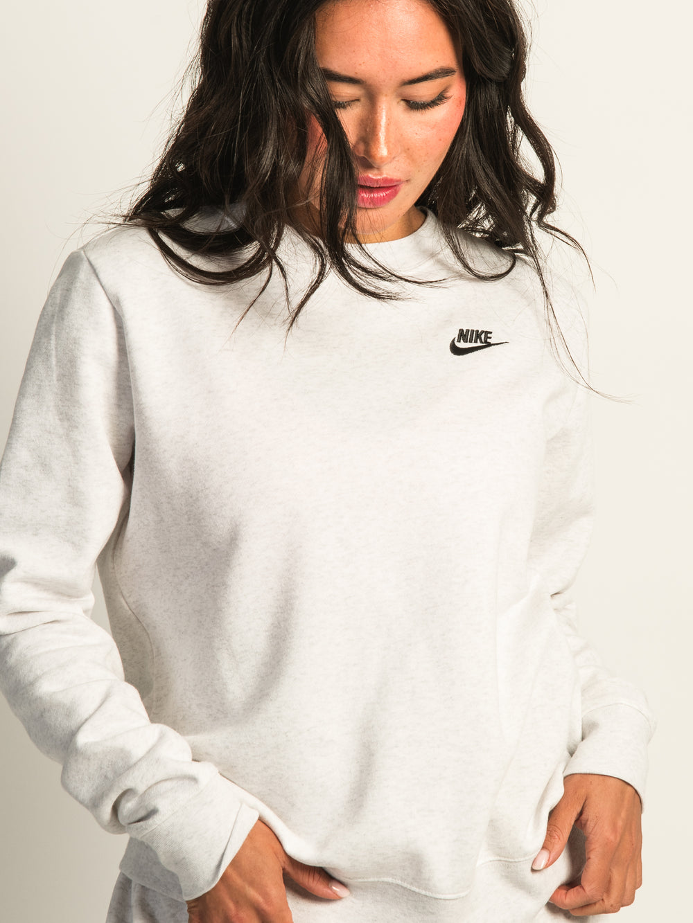 NIKE SPORTSWEAR CLUB FLEECE CREW - BIRCH