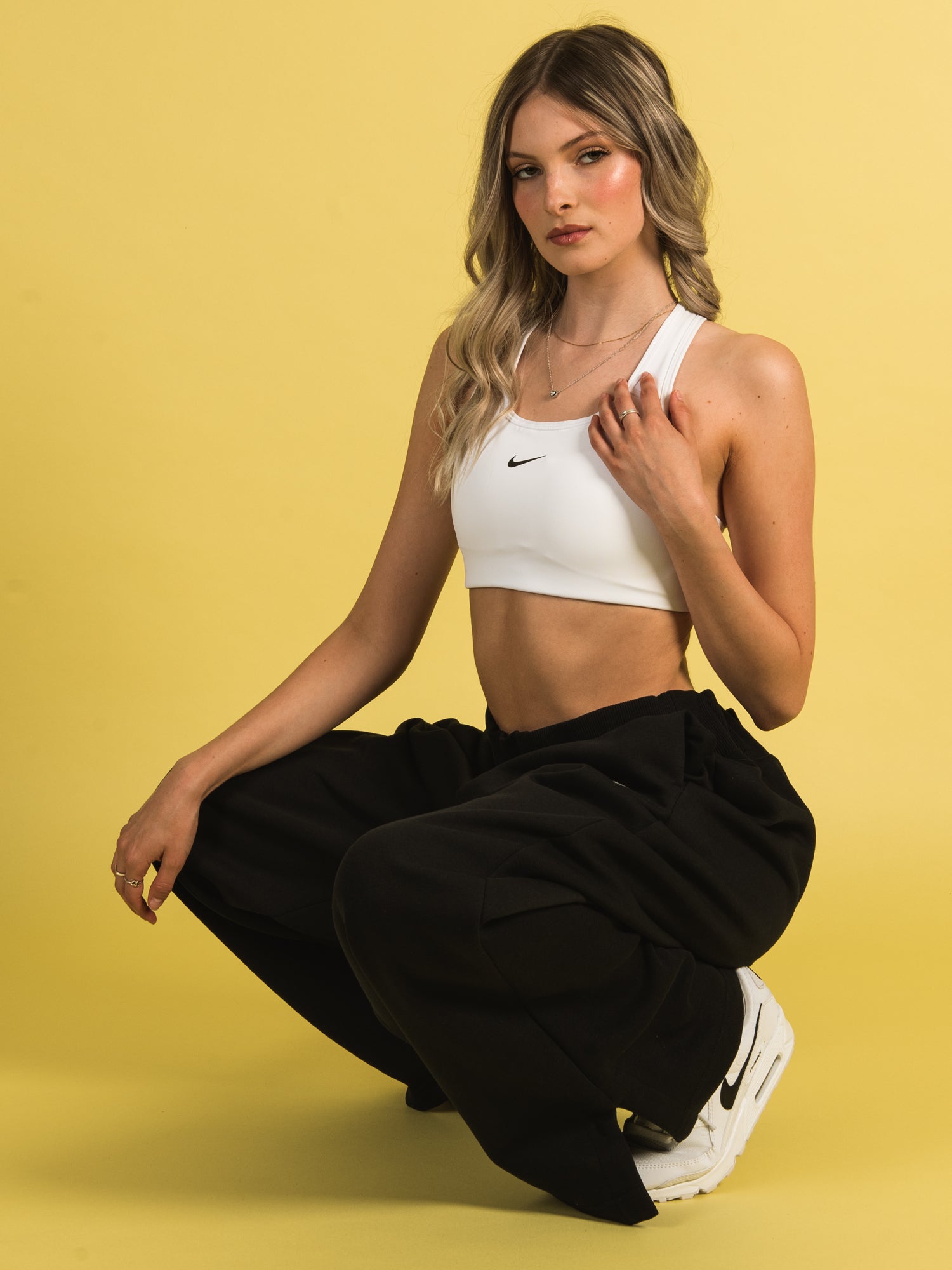 Nike wide leg on sale pants