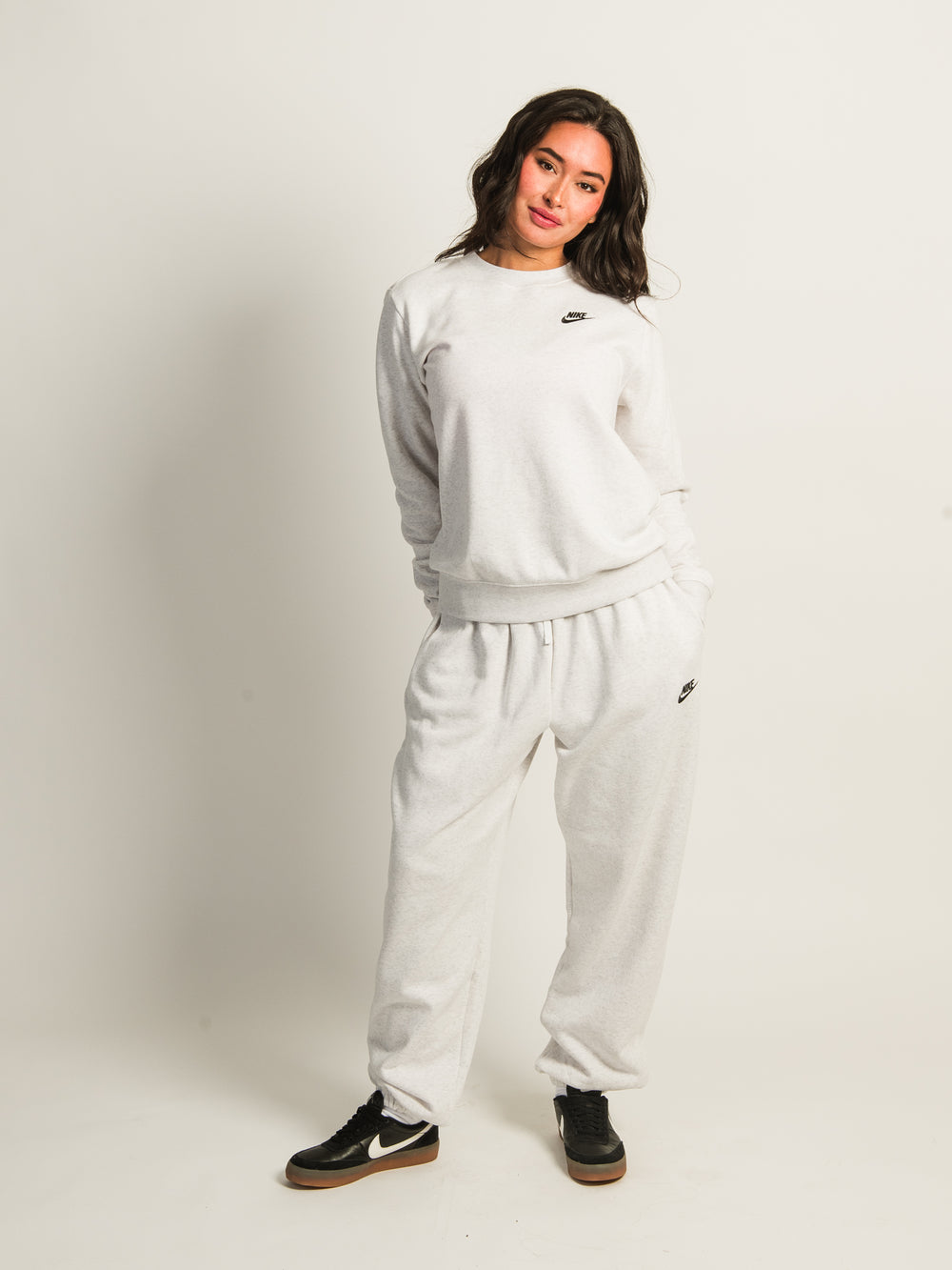 NIKE CLUB MIDRISE OVERSIZED SWEATPANTS - Main Image