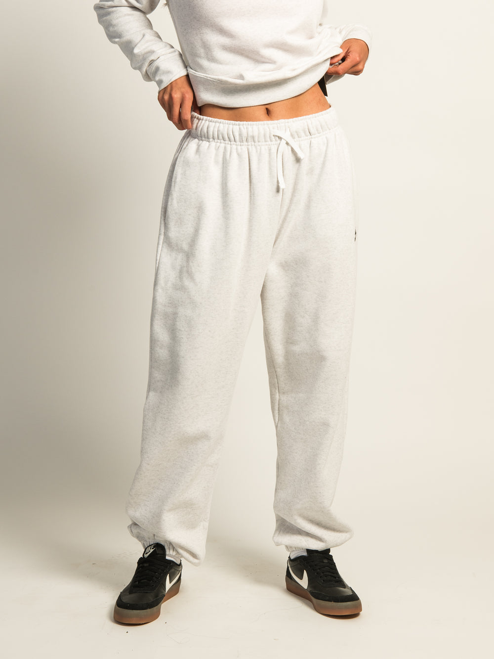 NIKE CLUB MIDRISE OVERSIZED SWEATPANTS