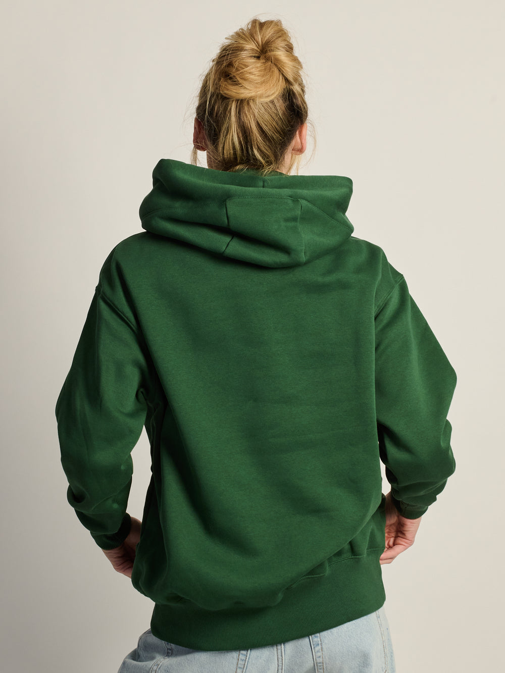 NIKE SPORTSWEAR PHOENIX FLEECE OVERSIZED PULL OVER HOODIE - FOREST